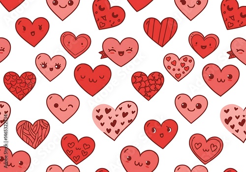 Crimson Heartscape AI Generated