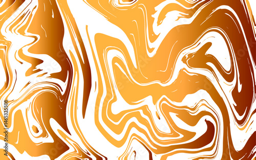 Abstract Marble texture with golden effect  liquid flow. Fluid, organic movement with smooth, paint-like lines with ink acrylic flow. Marbling splash with stone texture with Colorful geometric swirl