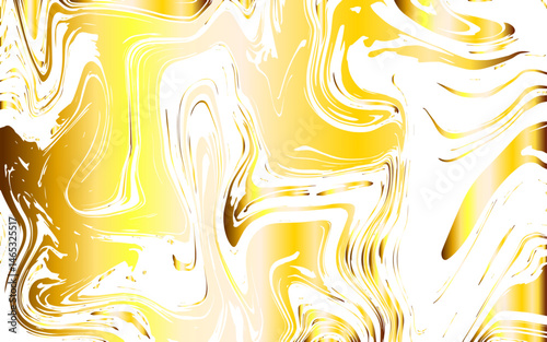 Abstract Marble texture with golden effect  liquid flow. Fluid, organic movement with smooth, paint-like lines with ink acrylic flow. Marbling splash with stone texture with Colorful geometric swirl