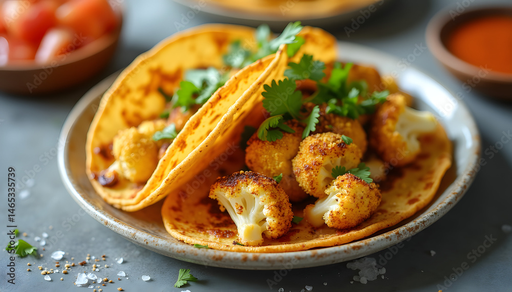 Vegan cauliflower tacos Vegan cauliflower tacos