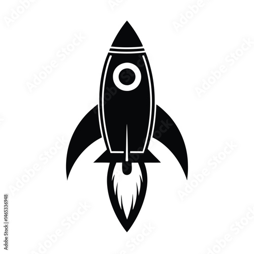 space rocket vector illustration