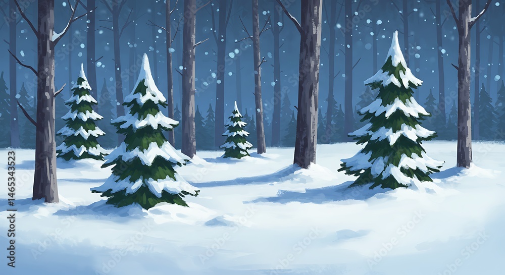 Obraz premium Winter's Embrace
