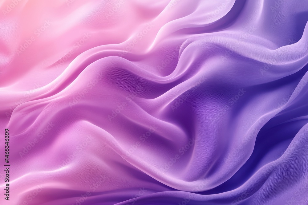 Obraz premium Abstract pink and purple flowing fabric