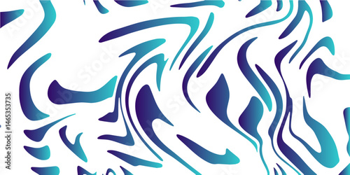 Lovely colorful Hand drawn design marbled. Horizontal banner with waves background. Colorful mixing oil paint texture. Metallic chrome blue liquid marvel art design with silk fabric texture.