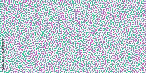 Reaction-diffusion or truing pattern Generative algorithm psychedelic background. Turing Abstract Pattern, suitable for any business. Abstract diffusion pattern with chaotic shapes.