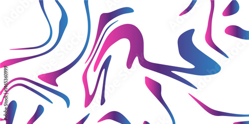 Lovely colorful Hand drawn design marbled. Horizontal banner with waves background. Colorful mixing oil paint texture. Metallic chrome blue liquid marvel art design with silk fabric texture.