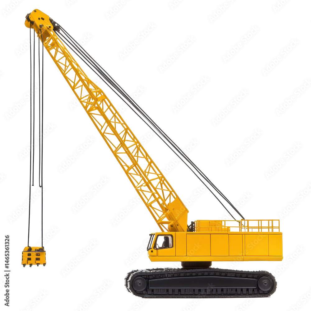 Loader Crane isolated on transparent background Loader Crane isolated on transparent background