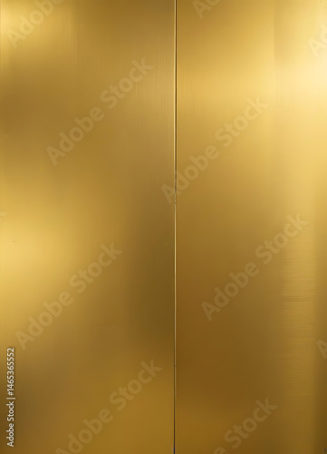 Shiny Vertical Gold Metal Texture