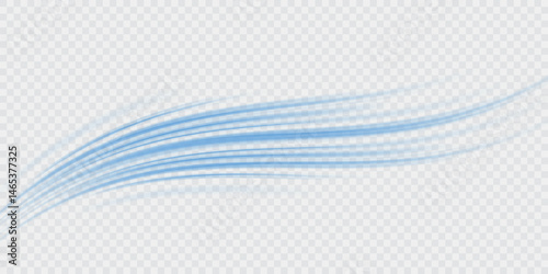 cool airflow effect with light blue waves and dynamic motion, representing fresh wind, filtration, and purification. Perfect for air conditioners, ventilation, speed, and futuristic design concepts.