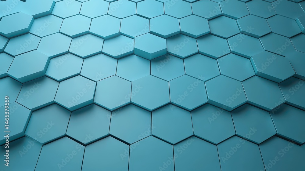 3d rendered blue hexagon background, abstract geometric pattern for modern design 3d rendered blue hexagon background, abstract geometric pattern for modern design