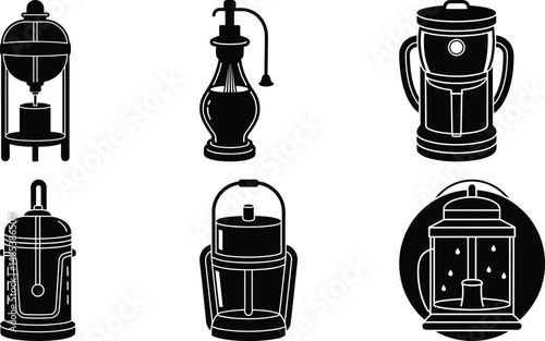 Water Purifier silhouette vector