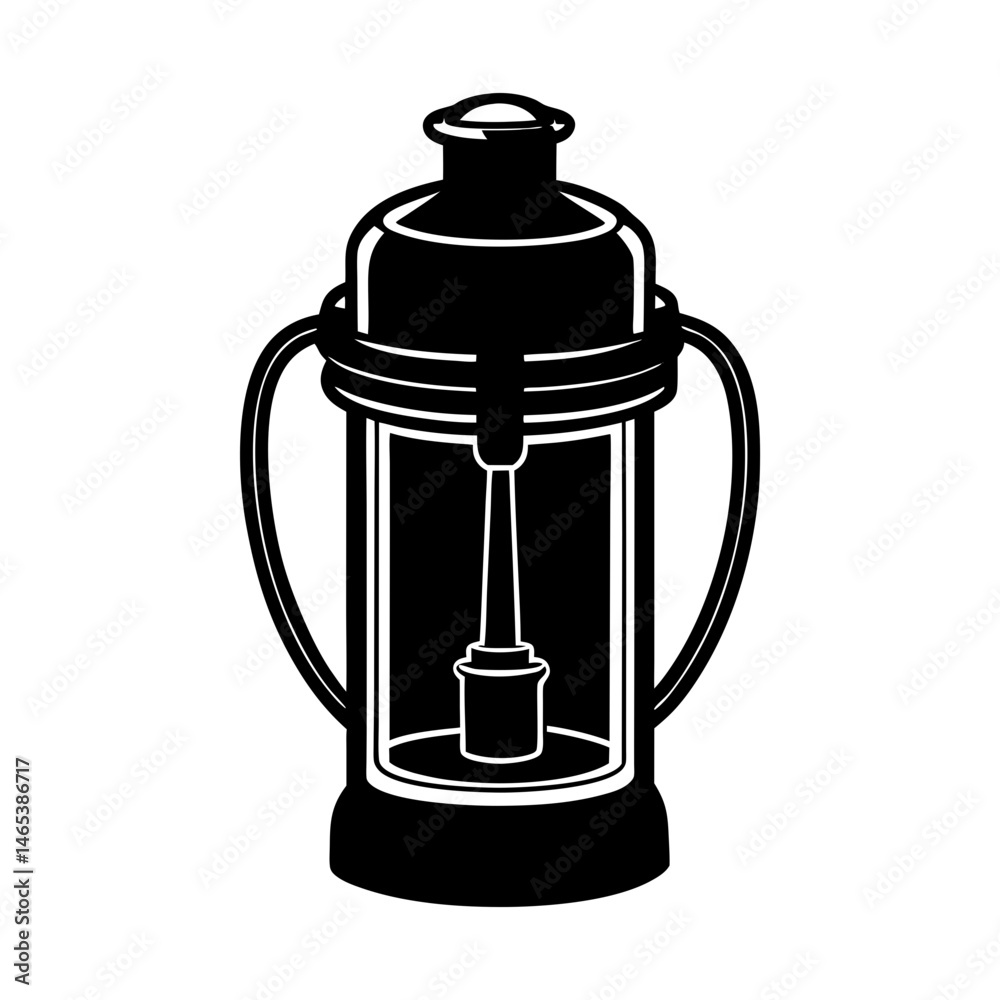 Obraz premium Water Purifier silhouette vector