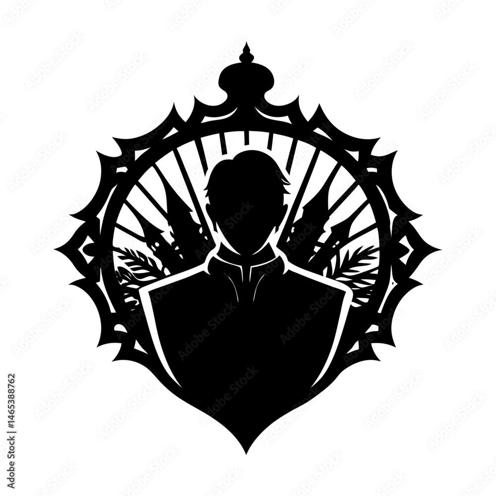 Fototapeta premium Wall Art silhouette vector