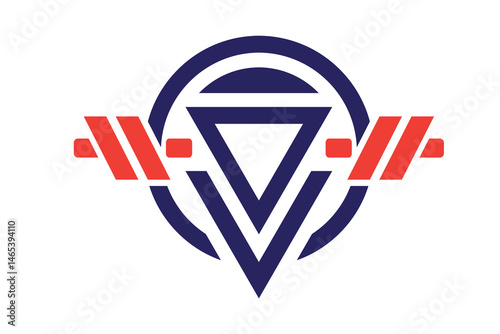  Iron Vanguard Fitness Gym Logo, Strength & Fitness Emblem Design