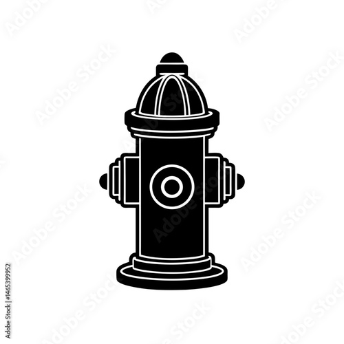 fire hydrant on white background  .svg