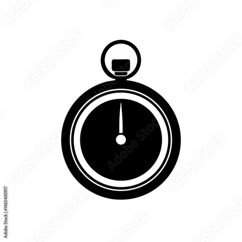 stopwatch on white background  .svg
