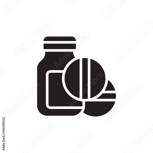 medication icon collection .design style with background