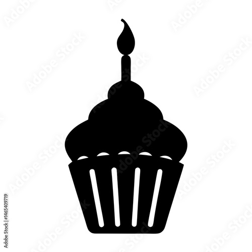cupcake vector icon