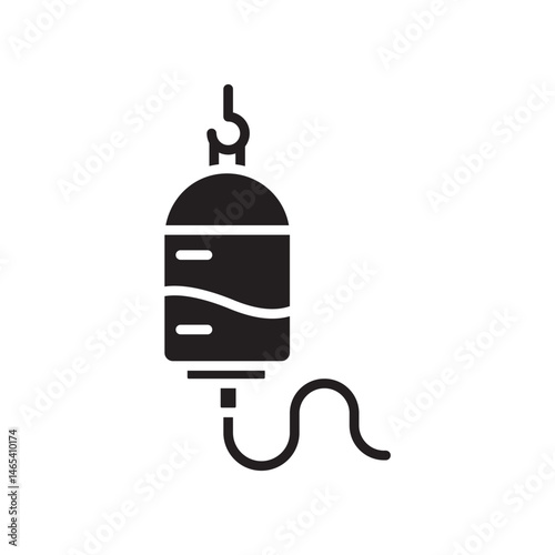 blood bag icon collection .design style with background