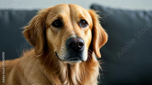 Wallpaper Mural Golden retriever portrait looking to the right Torontodigital.ca