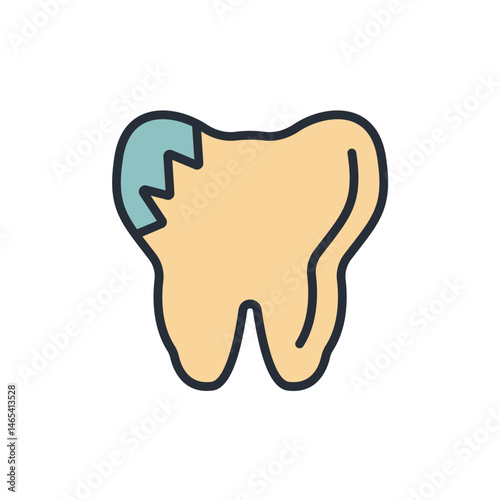 dentistry icon collection .design style with background