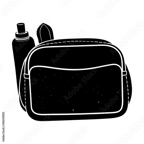 Toiletry Bag silhouette vector