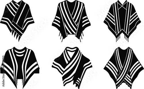 Tallit silhouette vector