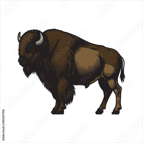 Fantasy Bison Beast with its color