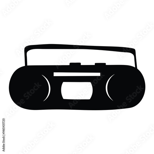 Vintage Boombox Cassette Player Stereo Radio Music 80s 90s Retro Classic