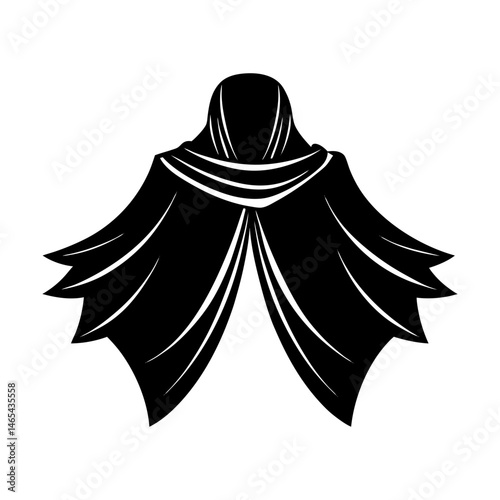 Stole silhouette vector