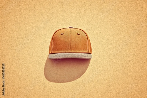 Long Shadow of a Cap Projected Onto a Light-Colored Wall Creating a Striking Visual Effect During Daytime
