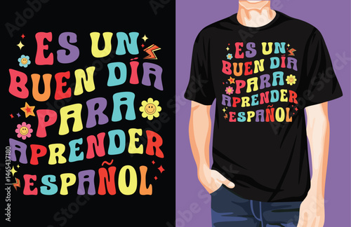 Learning Maestra Spanish Teacher t-shirt design