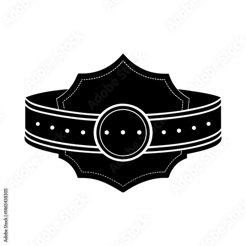 Statement Belt silhouette vector