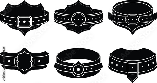 Statement Belt silhouette vector