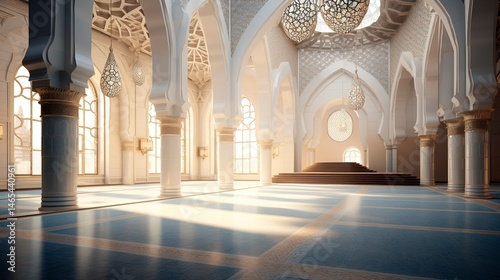 A photo of a mosques stunning interior architecture