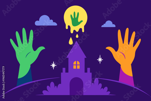 magic paint studio where spectral hands illustrate