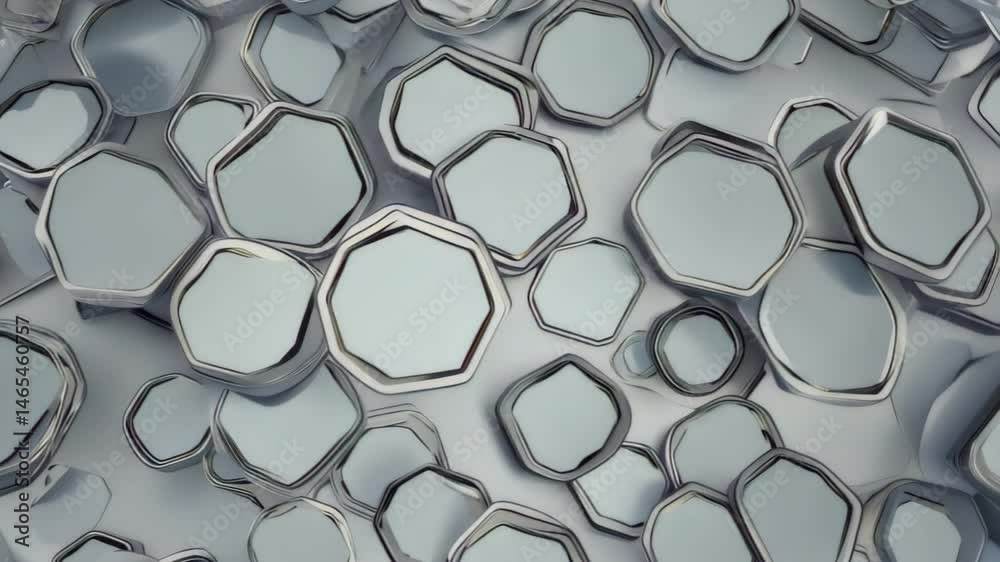 Hexagon Geometric Pattern Design for Wallpaper and Illustration