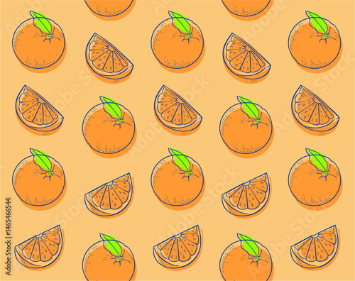 Oranges pattern