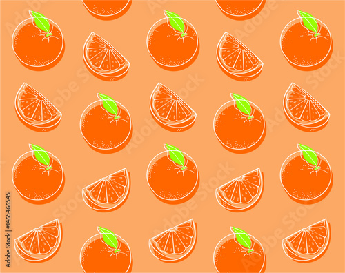 Oranges pattern