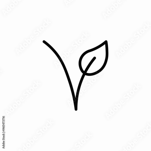 leaf icon icon sign vector