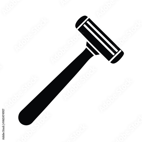 Simple Razor Icon Vector Illustration