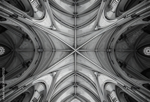 detail of the cathedral of st vitus