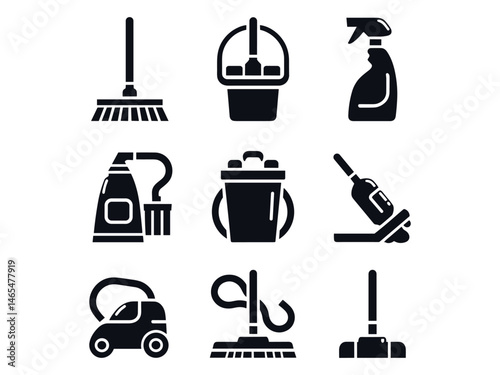 Cleaning Items Vector Icon Pack