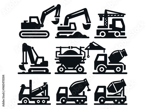 Construction Items Vector Icon Pack