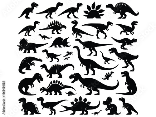 Dinosaur Vector Icon Pack