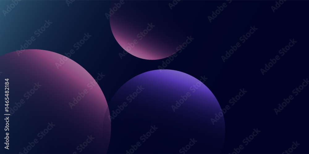 three dimensional earth dark blue and purple circle background