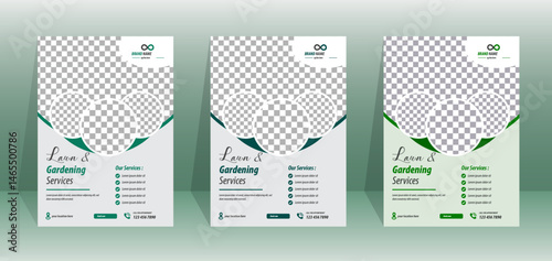 Professional Lawn Care & Gardening Services Flyer Design