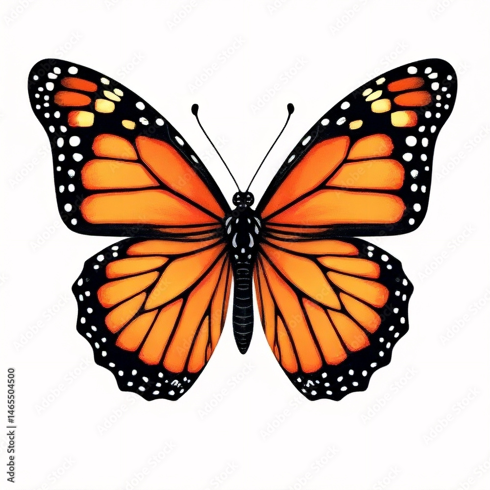 Vector style illustration of a butterfly Vector style illustration of a butterfly
