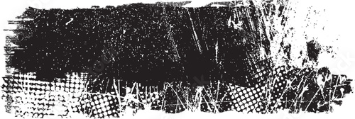 Grunge textured banner with rough edges. Speckled texture. Overlay grunge texture . Simply place texture over any object to create grunge effect . Banner with scratched surface for your design.