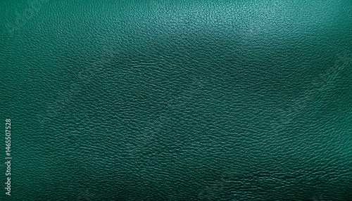 emerald color textured smooth leather surface background small grain